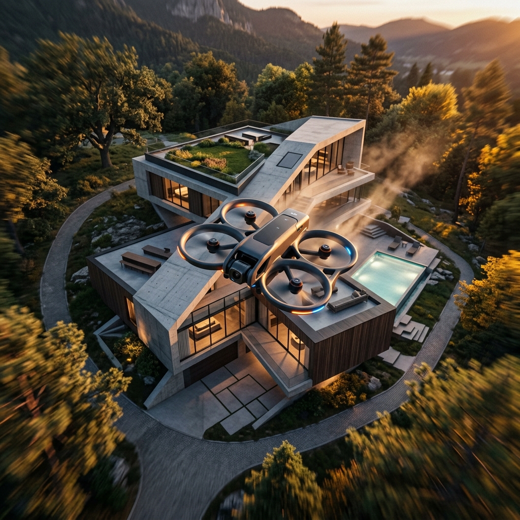 FPV Drone Cinematography Wide View